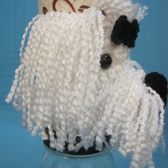 Maltese Puppy Dog Crochet Handmade Cup Cozy Holder Handmade Figurines Gifts by - Picture 3 of 5